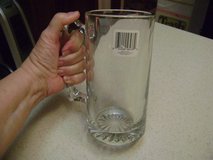 Heavy Glass Beer Stein - New w/Tag in Kingwood, Texas